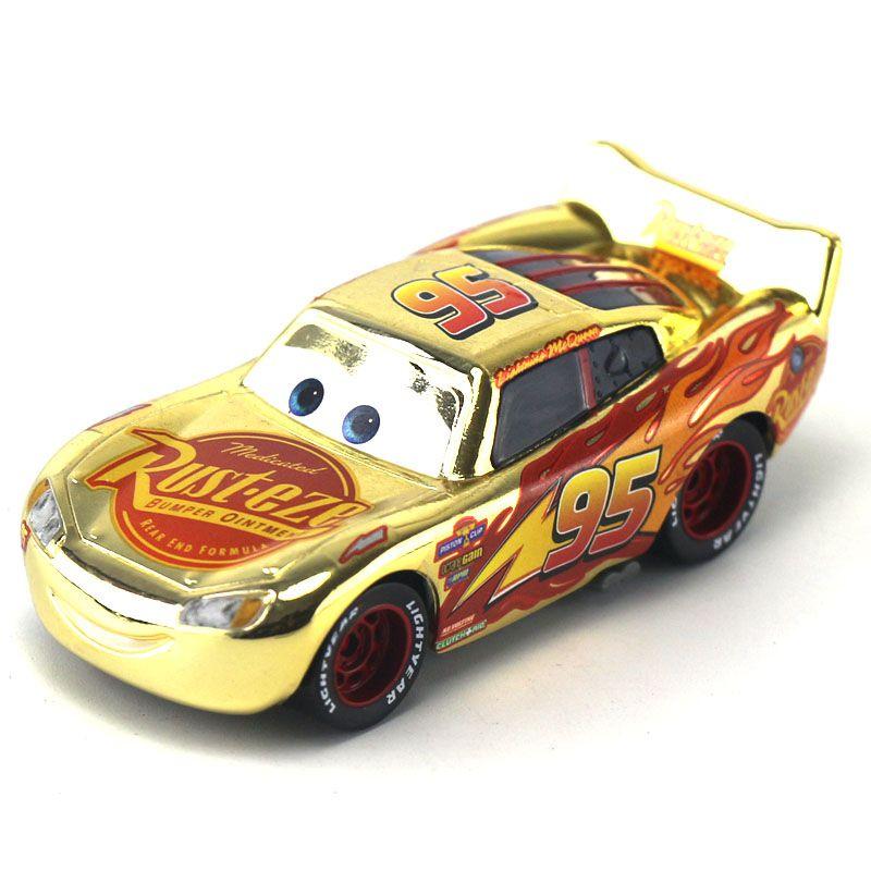 Disney Cars 95 Dinosaur Grey Mcqueen Alloy Children's Toy Car Model