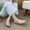 Damenschuhe Echtfoto Retro Mori Mary Jane Schuhe Damenschuhe Wildleder flacher Mund Wort mit flachem Boden vielseitige einzelne Schuhe
