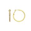 Earrings with Brilliant Zirconia, 18-carat Gold Finish - Budix