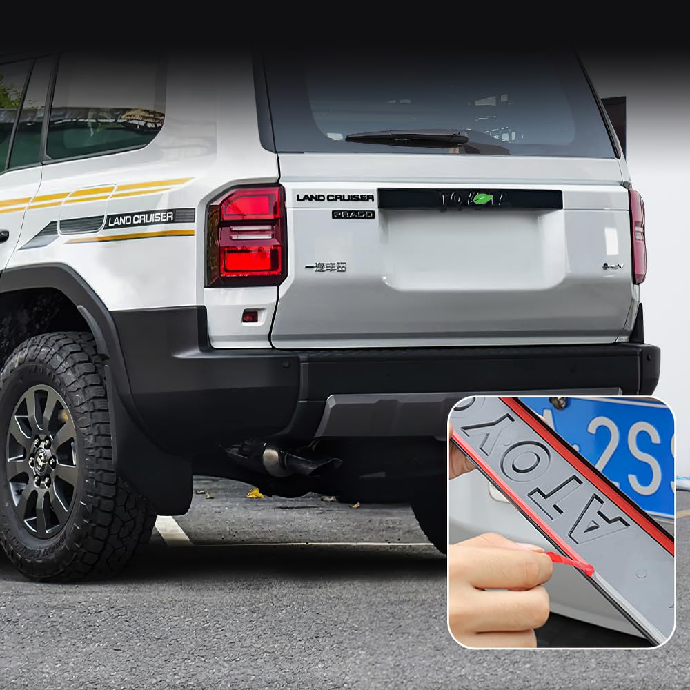 Onami Toyota Land Cruiser 250 Tailgate Rear Bumper Upper New LAND CRUISER 250 Series Exclusive ABS Garnish, Garnish, 1-Piece [Carbon Fiber] PRD-29-T