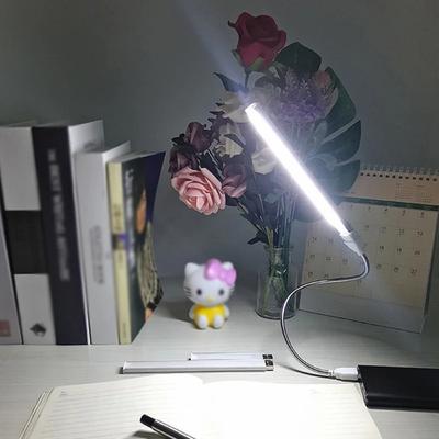 Mini USB LED Lâmpada de mesa portátil Alumínio Shell 10/20 LEDs Luz noturna para leitura Notebook Power Bank