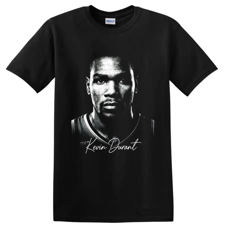 Kevin Durant Basketballspieler Porträt Nummer 35 Fan Grafik T-Shirt Sport T-Shirt