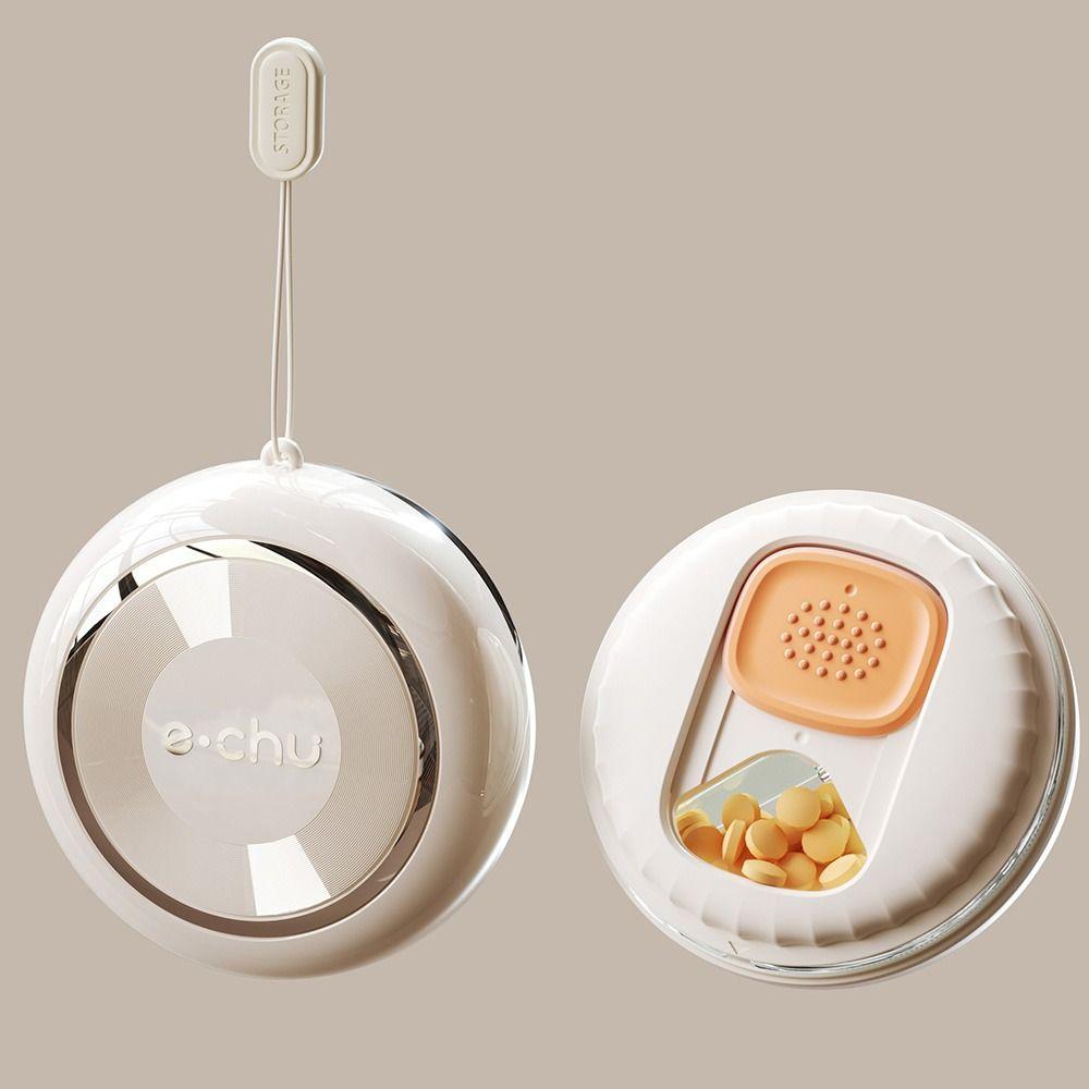 

BPA Free Pill Box Mini Vitamin Container New Pill Organizer Home фіолетовий