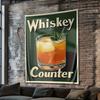 Retro Whiskey Theme Digital printing polyester wall tapestry suitable for use in living rooms bedrooms offices bars and party