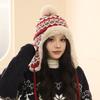 Wool Hat Women's Season Thickened Warm Face Small Ear Protection Plush Hat Riding Cold Cover Lei Feng Hat