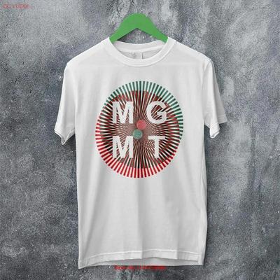 New MGMT Band Album Music Heavy Cotton White T Shirt TU519 Vintage Washed Fashion Slightly Streetwear Graphic Casual Homme