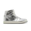 Damen Air 1 Retro High OG 'Chrome' (Damengrößen) Metallisches Silber / Photon Dust / Sail / Wolf Grau Vintage Basketballschuhe FN7249 001