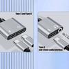 Travel 2 in 1 Type C to 3.5mm Charging Converter Adapter Cable Wire HiFi Sound Transmission For Digital Gadget