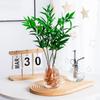 Modern Plastic Bud Vase Transparent Decorative Vase Flower Holder Centerpiece Vase for Home Wedding Birthday Parties Decor