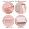 Kit d'Art pour Ongles Avec Lime à Ongles Tampon Bloc de Ponçage Polissage Brosse à Poussière Manucure & Ensemble Éponge Pour Ongles Professionnels & Maison