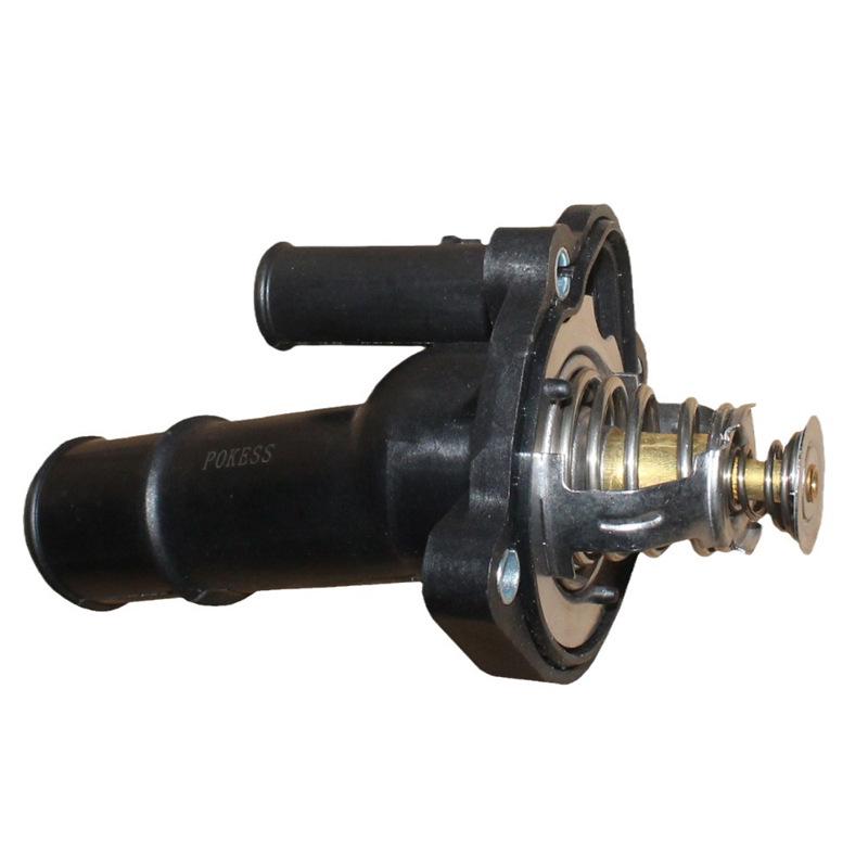 Thermostat Assembly for Ford (Plastic, Part No. 4M5G8575EF) Thermostat Assembly Plastic