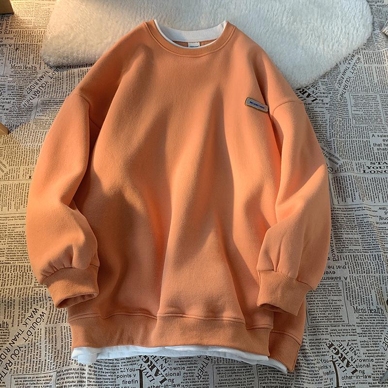 

«Унисекс, зеленая толстовка в стиле Гонконга оверсайз – весенне-осенний образ из двух предметов для пар» Large