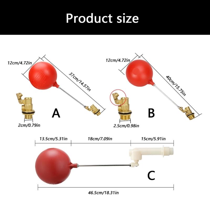 Quiet Copper Float Valves Water Tower Water Tank Level Flows Automatic Control Valves for Water Tank Pump Enduring