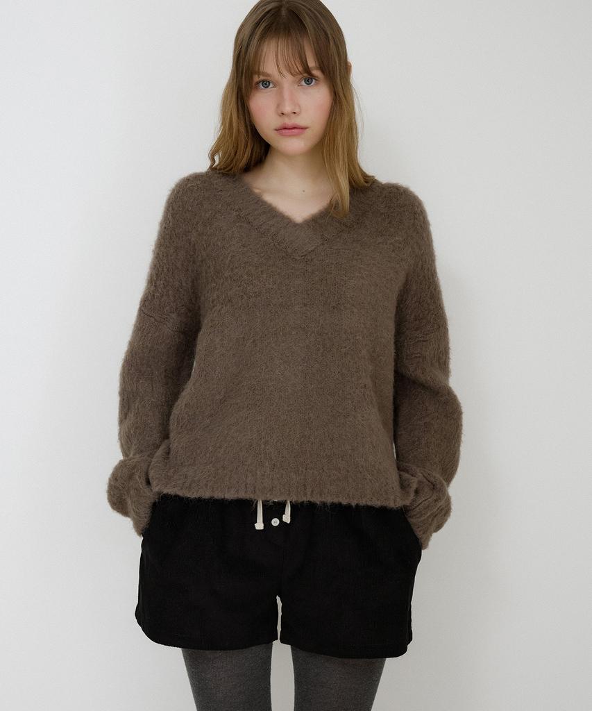 LETTERA Soft Corduroy Easy Shorts_4Colors