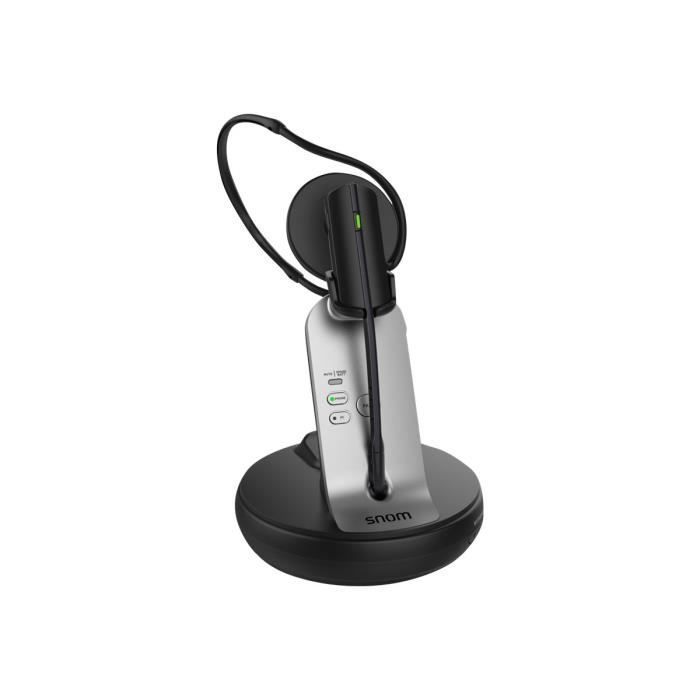 Casque convertible DECT sans fil - snom - A170 - Noir - Casque avec micro - Connectivité sans fil