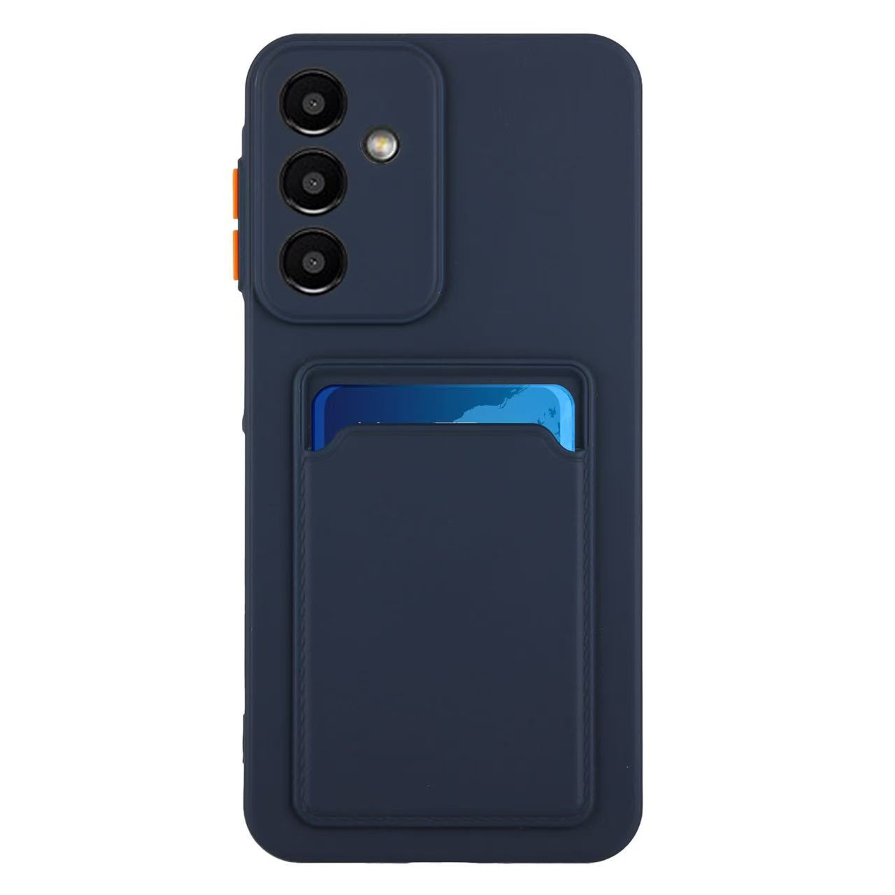 

Чохол для Samsung Galaxy A16 4G/5G з відділенням для карт, матова задня кришка без відбитків пальців Dark Blue