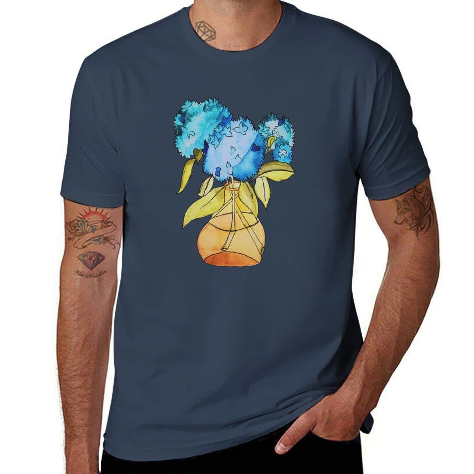Blue Hydrangeas TShirt Unisex tshirt Unisex t shirt designer TShirt S