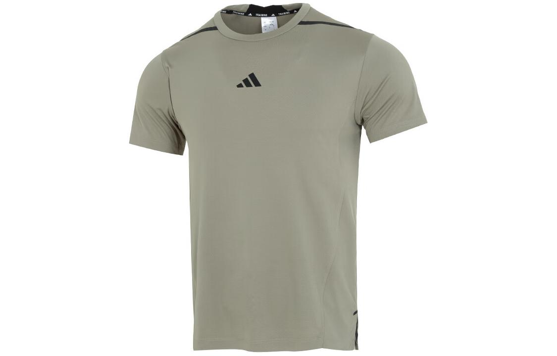 Adidas SS24 T Shirt Men s Pebble Silver Gray IS3838 S