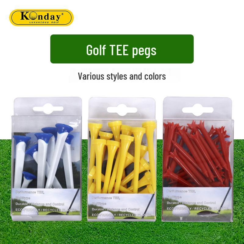 

Golf Ball Tees Set: Plastic Accessories for Golf Courses