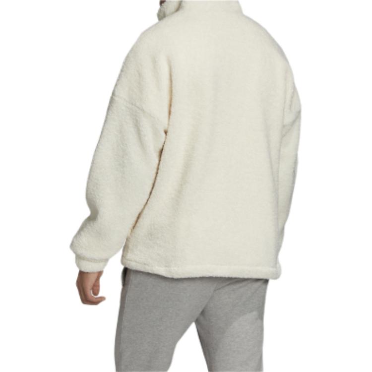 adidas Giacca Sportiva in Pile Pesante da Uomo Giacche Bianco GC8696