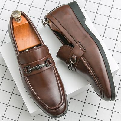 Classic Casual Business Shoes Men Wedding Leather Loafers Male Trend Men's Dress Shoes Party Office Social Leather Shoes For Men