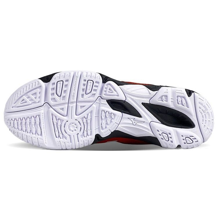 Mizuno Cyclone Speed Non-Slip Low-Top Training Shoes Unisex Sneakers White Red V1GA218102
