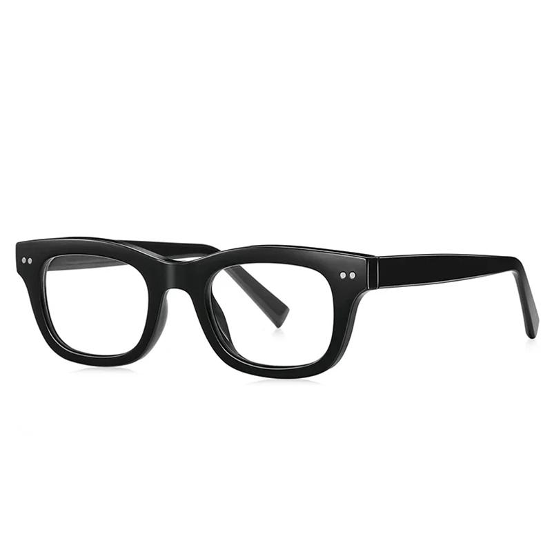 Black Leopard Square Prescription Eyeglasses Shortsighted Hyperopia Progressive Bifocal Optical Frames