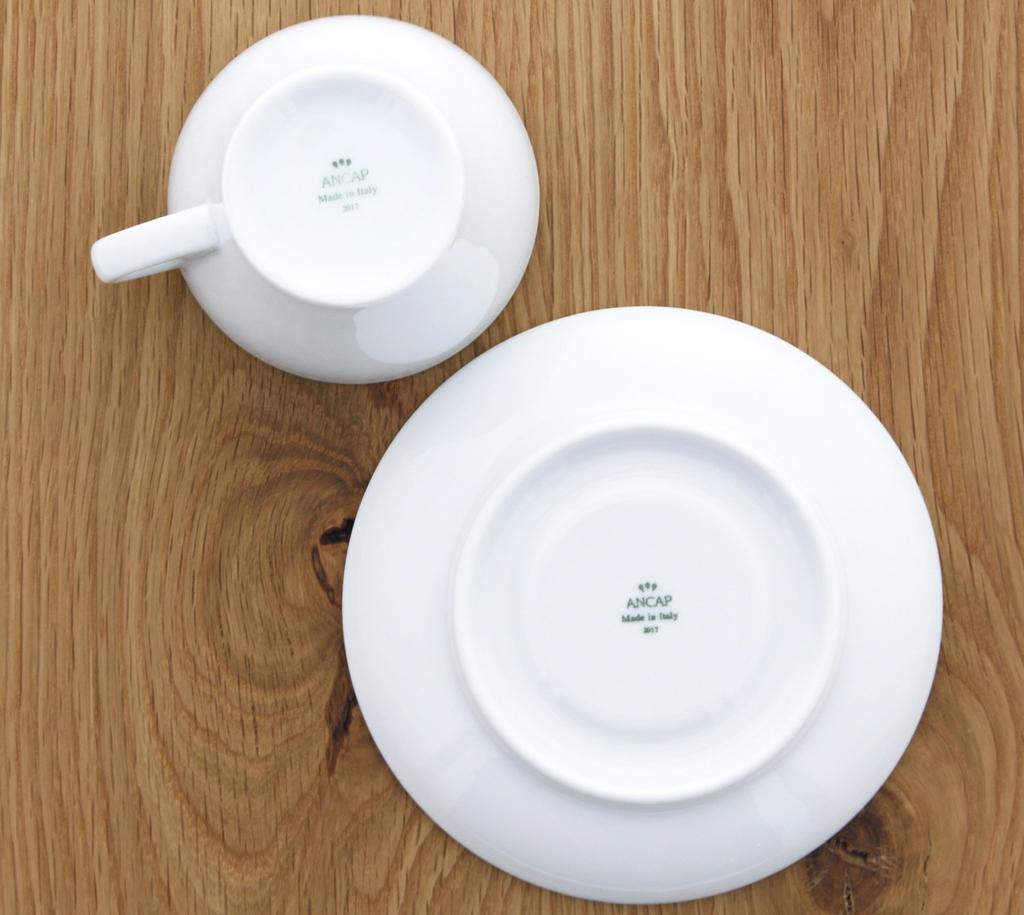 Blanche Associé Ancup Cappuccino-Tasse, Torino, 170 ml Fassungsvermögen (voll), ungefähr 10,5 x 8,6 x 5,9 cm