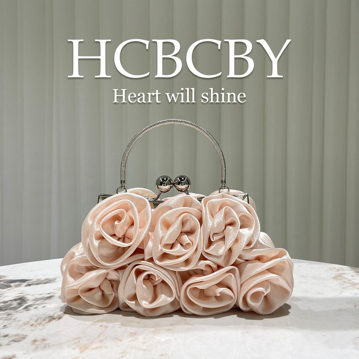 

Women s Evening Clutch Bag Floral Satin Purses with Removable Chain Kiss Lock Evening Bag for Women Cute Flower Formal Purse for Wedding Party Prom one size