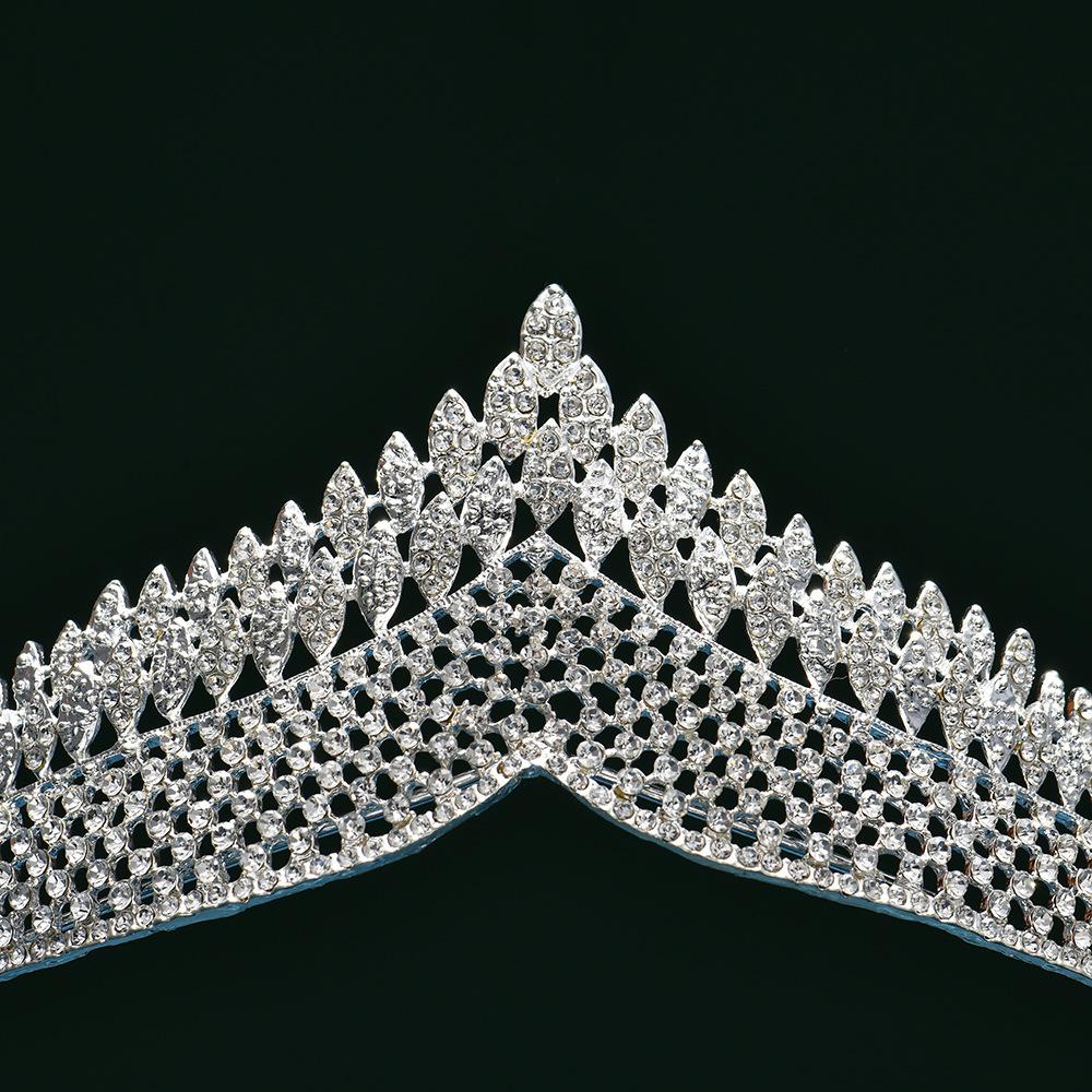 Simple Atmospheric Rhinestone Crown, Wedding Birthday Bar Mitzvah Princess Headband, Wedding Bride Crown Headband Accessories