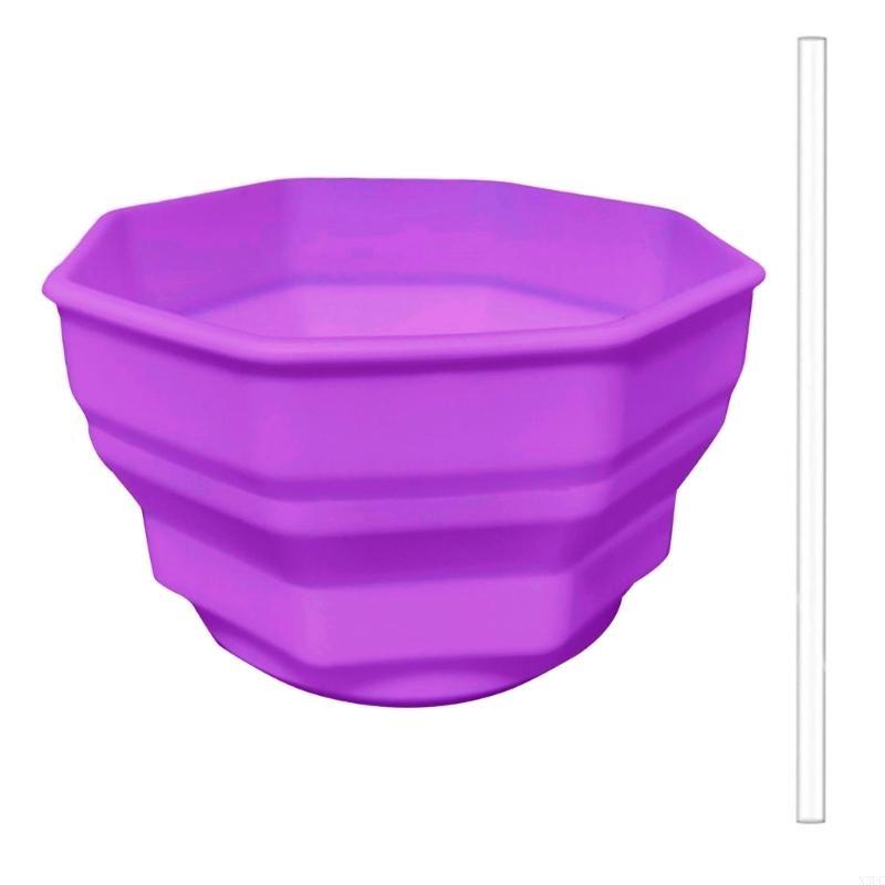 

Portable Holder for 40 Oz Stanleys Cup Reusable Silicone Storage Containers Cup Cover Bowl Candy Tray X3UC