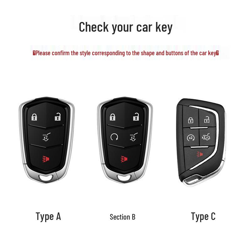 26 Styles Cadillac XT5 Key Cover for CT5, XT4, CT6, XT6, GT4, CT4, ATSL, SRT