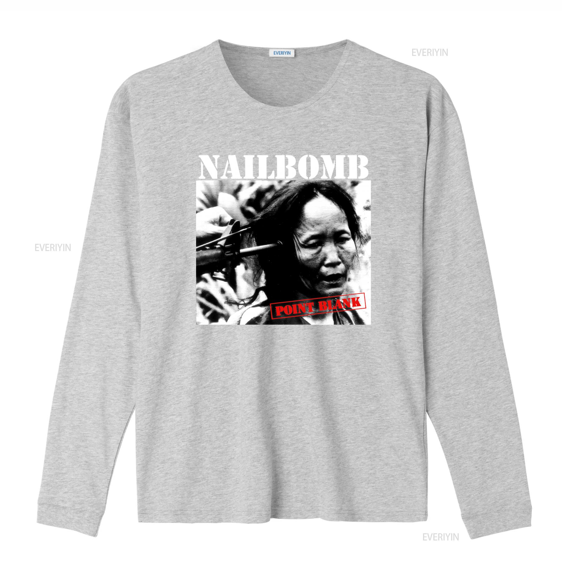Nailbomb Point Blank T-Shirt Kräftiges Design für modebewusste Personen Vintage gewaschen Atmungsaktiv Designer-Kleidung Vielseitig M