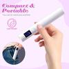 Handheld UV LED Nail Lamp Mini Portable Nail Dryer with Two Timer Settings Rechargeable Quick Drying Manicure Lamp Flashlight