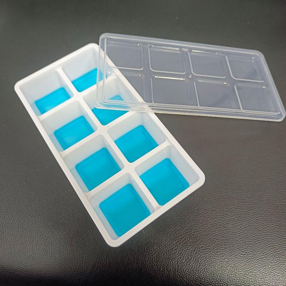Silicone Ice Cube Trays,Square Big Silicone Ice Cube Moulds Set for Freezer Container,Reusable BPA Free Ice Cube Molds Maker for Whiskey