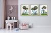 Plakaty dla dzieci zestaw pastelowe dinozaury do pokoju dziecięcego 30x40