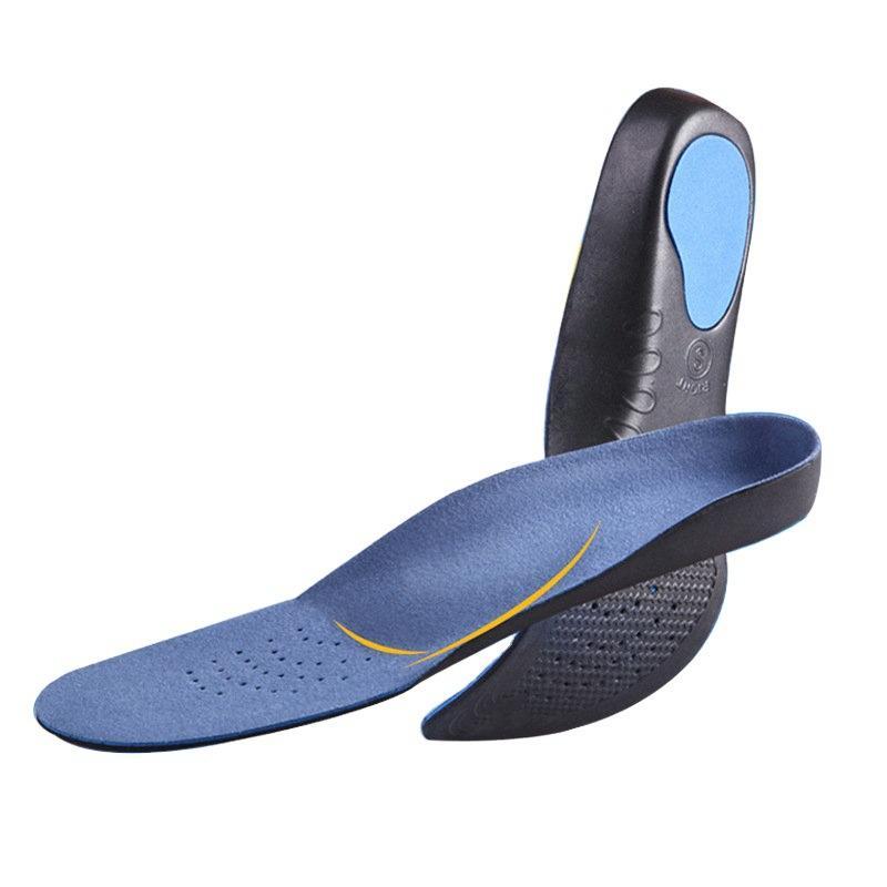 2Pcs 3D Plush Cloth Orthopedic Insoles Arch Support Foot Pads for Long Trip Walking Hiking Use