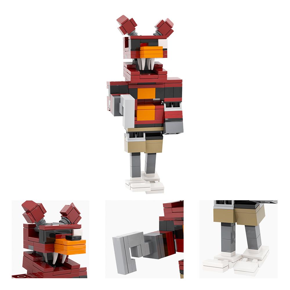 MOC 5 Nights At Fraddys Horror Game Anime Figure Bear Building Block Brick Festival Christmas Gifts Toys For Children Decoration