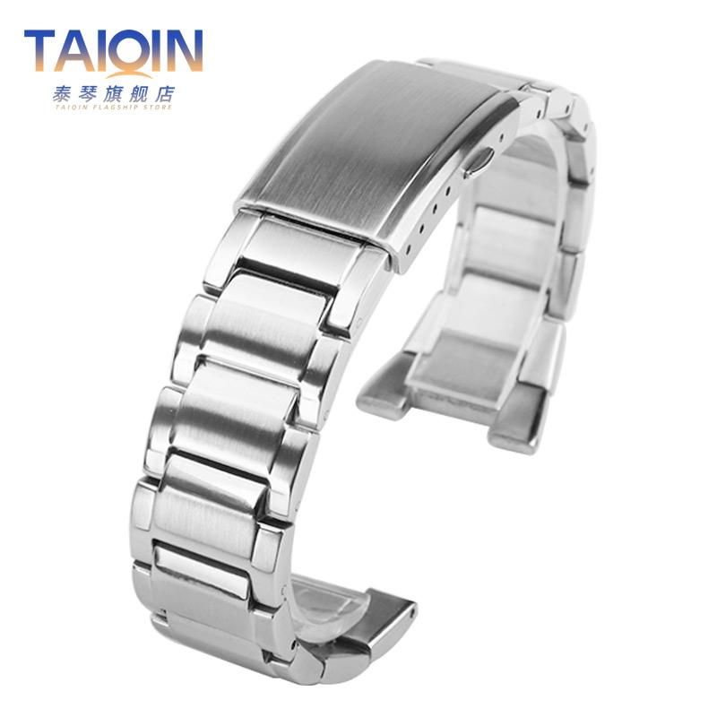 For Casio G-Shock Heart of Steel GST-B500BD/GST-B500 AD Stainless Steel Watchband Metal Folding buckle men's Watch Strap chain