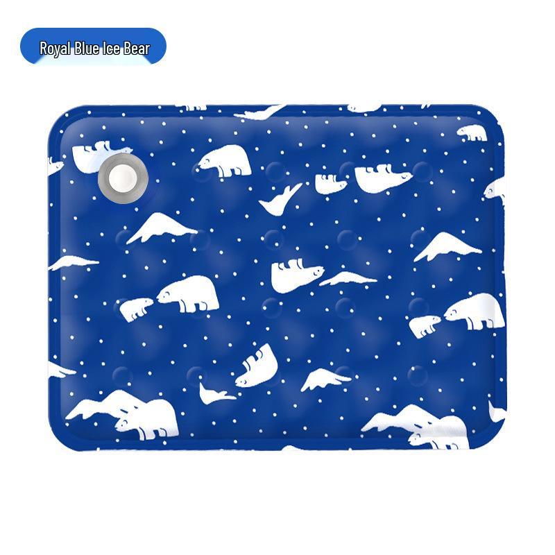 Summer Wear-Resistant Pet Cooling Mat: Thick, Washable Ice Mat for Dogs & Cats