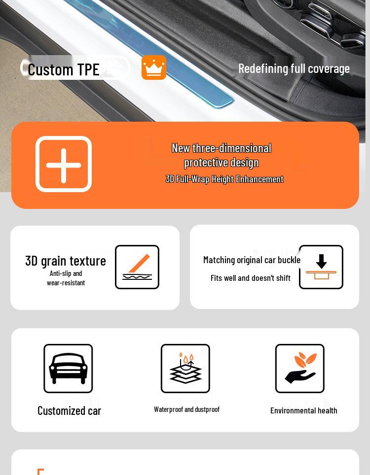 Changan Uni-K 21-24 Dywaniki podłogowe TPE - Pełne pokrycie, Dopasowane na miarę