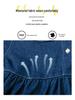 2025 Girls' Stylish Denim Two-Piece Dress Set for Spring/Autumn