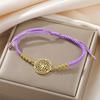 Dawapara Wheel of Hecate Bracelet Wiccan Goddess Ancient Greek Blessing Protection Prosperity Symbol Stainless Steel Jewelry