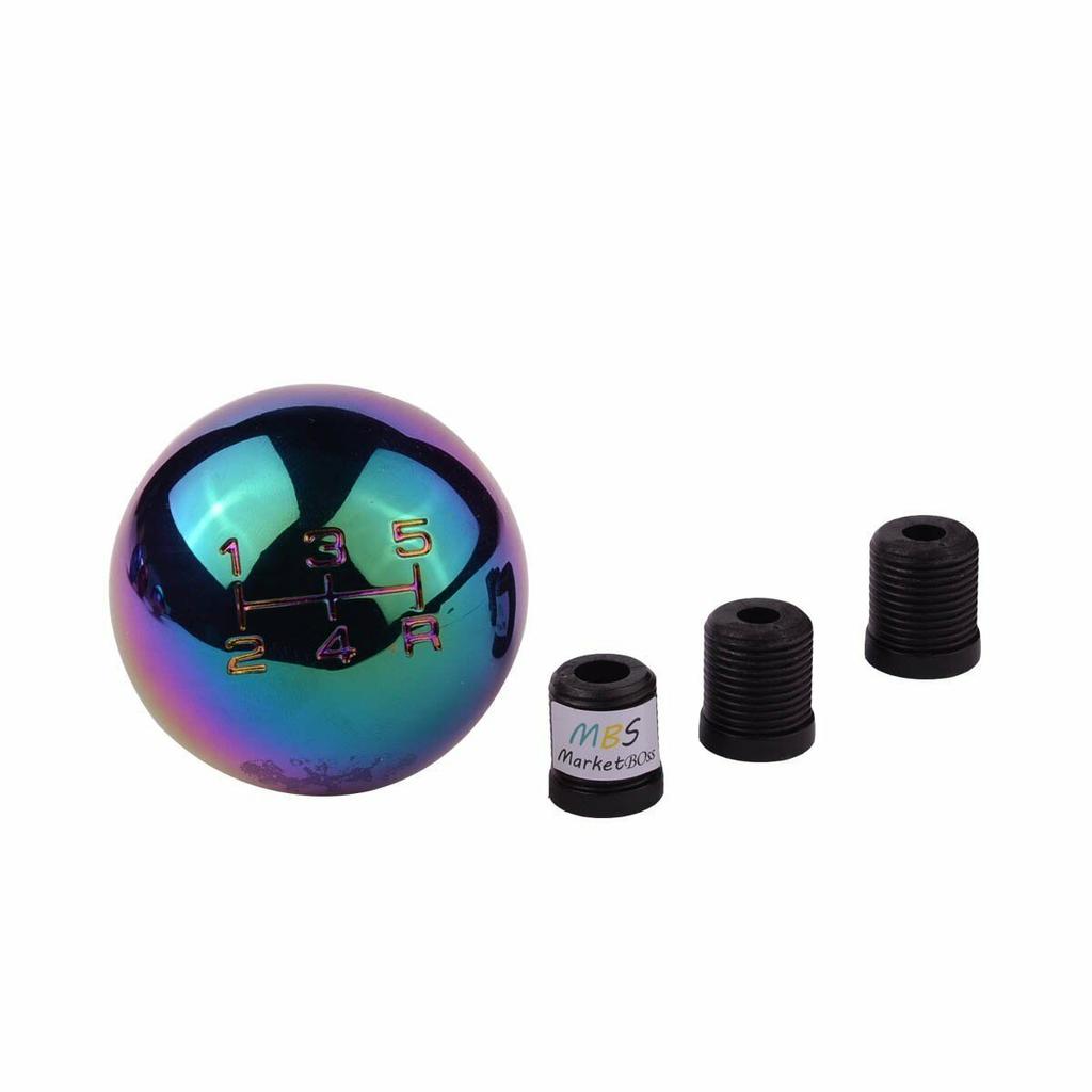 5Speed Aluminum Ball Style Manual Gear Stick Shifter Shift Knob Lever Colorful