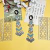 Boho Vintage Hair Rope With TurquoiseStone Accent Alloy Headband Festival Travel Photo Shoot