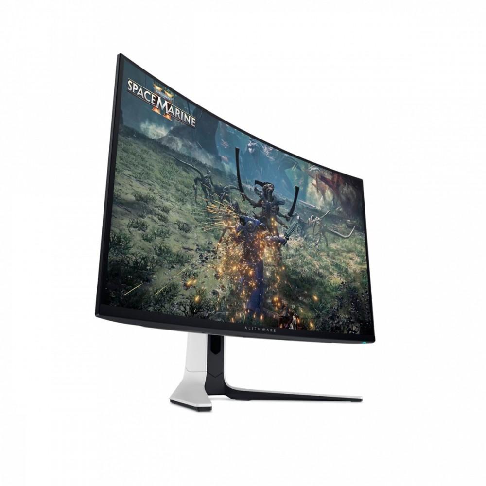 Monitor AW3225QF 31,6 Zoll Curved NVIDIA G-Sync Kompatibel 240Hz OLED 4K (3840x2160)/16:9/2xHDMI/5xUSB 3.2/3Y AES&PPE schwarz
