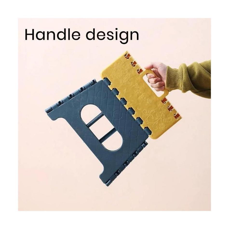 Outdoor Camping Garden Camping Kids and Adults Use Chair Seat Folding Step Stool Portable Chair Seat for Home Bathroom Kitchen