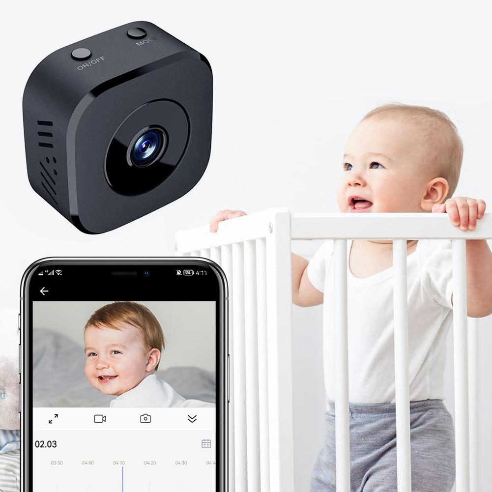 Smart Wireless Security Camera Motion Detection Househeld WiFi Surveillance Magnetic Small Cam for Patio Porch Indoor