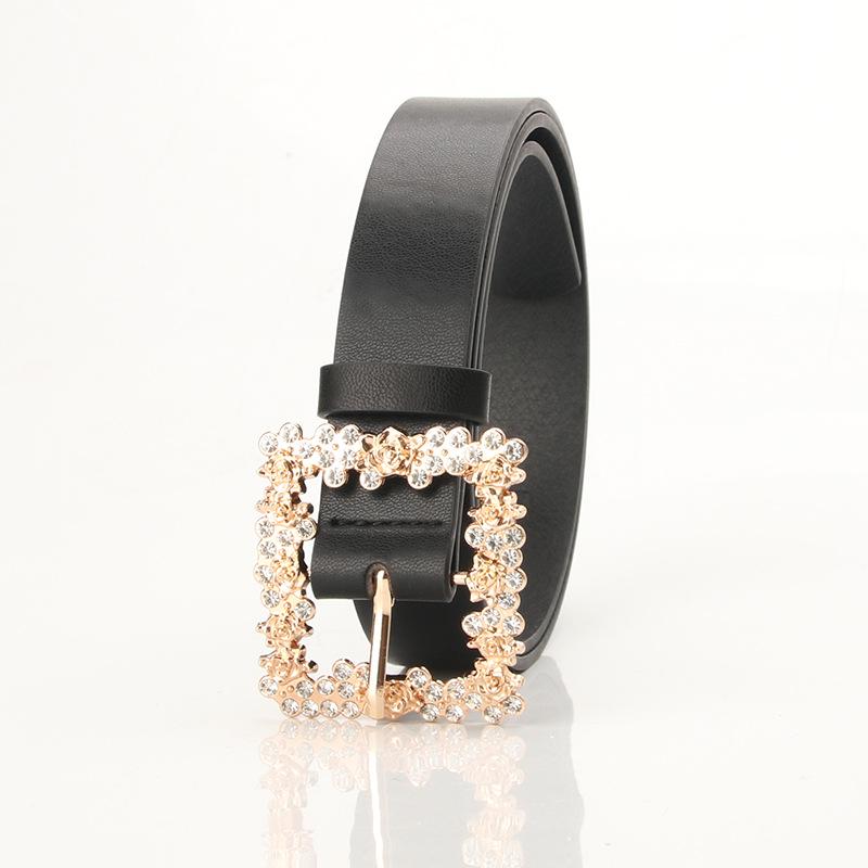 2022 Women's Classic PU Leather Belt with Alloy Pin Buckle - Versatile for Trousers and Skirts