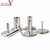 6mm/8mm/10mm/12mm/19mm/51mm Edelstahl SS304 Sanitärschlauchstutzen Rohrverschraubung Klemme OD 50,5mm-64mm passend für 1,5" 2" Tri Clamp